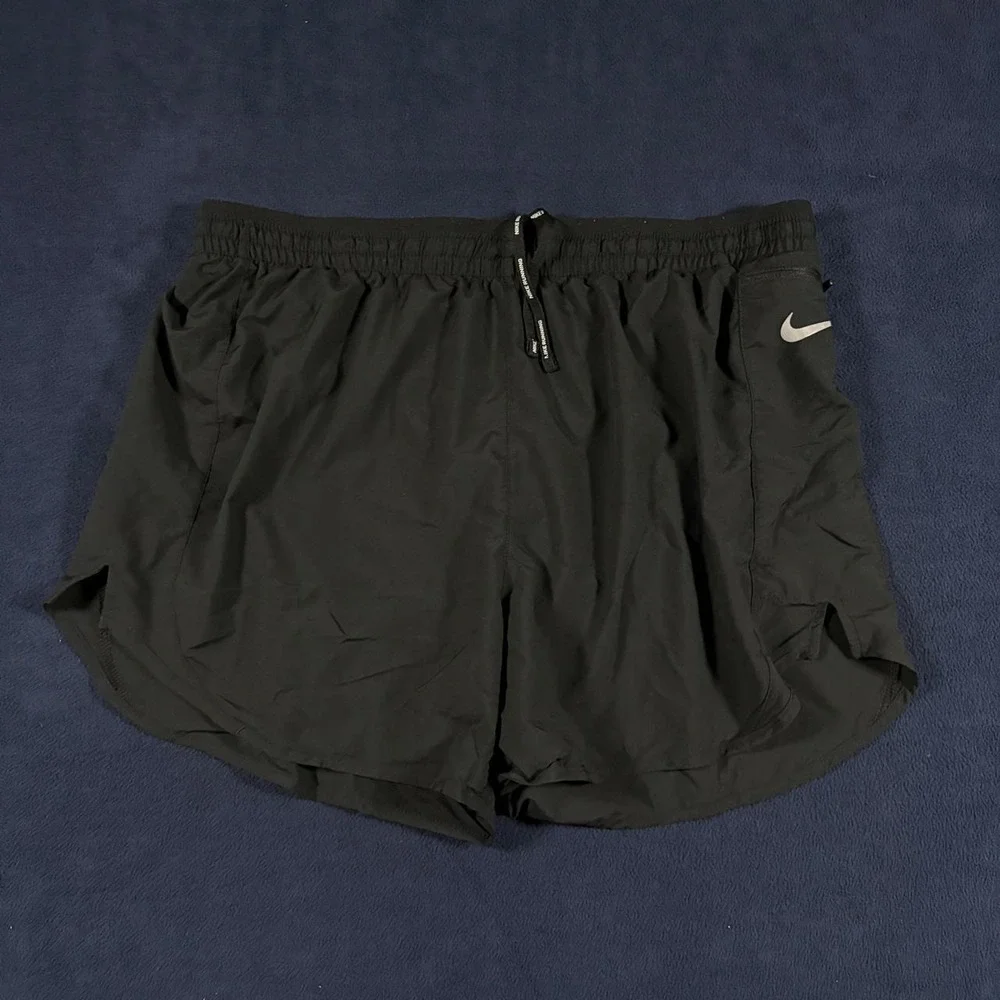 Nike Dri-Fit Stride Running Shorts Mens XL Black Zipper Pocket Athletic Gym 5